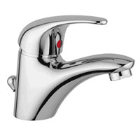 MISCELATORE LAVABO T/C NETTUNODUE COLORE + GOLD FINISH