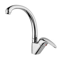 MISCELATORE LEVELLO CANNA ALTA NETTUNODUE COLORE + GOLD FINISH