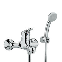 MISCELATORE VASCA CON SUPPORTO RIPOSO NETTUNO CROMO