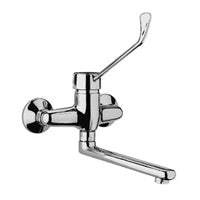 MISCELATORE LAVELLO MURO LEVA CLINICA NETTUNO CROMO