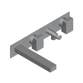 Online Doppio Miscelatore Vasca Incasso Canna Incasso 20 Cm Acciaio Inox Spazzolato