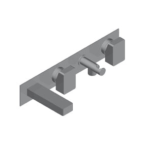 Online Doppio Miscelatore Vasca Incasso Canna Incasso 12 Cm Acciaio Inox Spazzolato