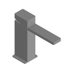 Online Miscelatore Lavabo Da Appoggio Senza Scarico Bocca 12 Cm Acciaio Inox Spazzolato