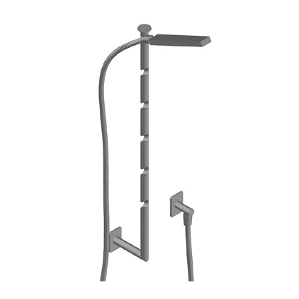 Online Saliscendi flessibile Inox 150 Cm Doccetta Presa Acqua Acciaio Inox Spazzolato