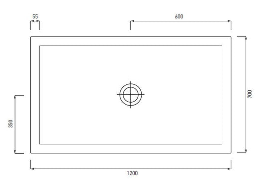 SESSANTA PIATTO DOCCIA 70X120 H6 TOTAL WHITE