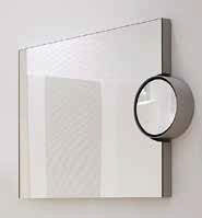 ARCADIA SPECCHIO POLIFEMO CON LUCE LED BRONZO SPAZZOLATO