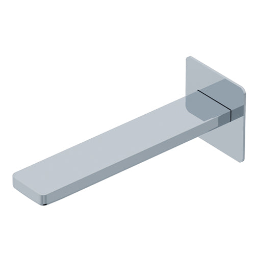 HAPTIC BOCCA DI EROGAZIONE DA MURO PER VASCA BRUSHED BLACK CHROME 