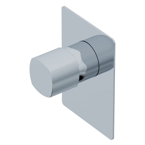 HAPTIC MISCELATORE MONOCOMANDO AD INCASSO PER DOCCIA/LAVABO SPAZZOLATO - PIASTRA ESTERNA - UNA USCITA - COMPLETO DI PARTI INTERNE - SENZA COMANDO [PR43MC001] O [PR43MC101] 