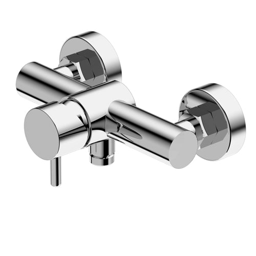 DIAMETRO35 MISCELATORE MONOCOMANDO ESTERNO PER DOCCIA CROMO - UNA USCITA