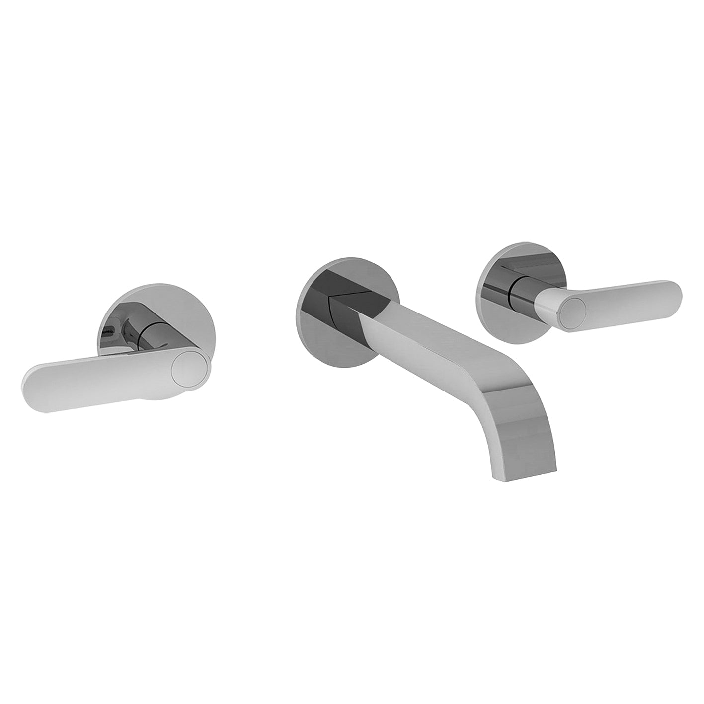 ICONA DECO GRUPPO LAVABO DA PARETE MATT GUN METAL PVD