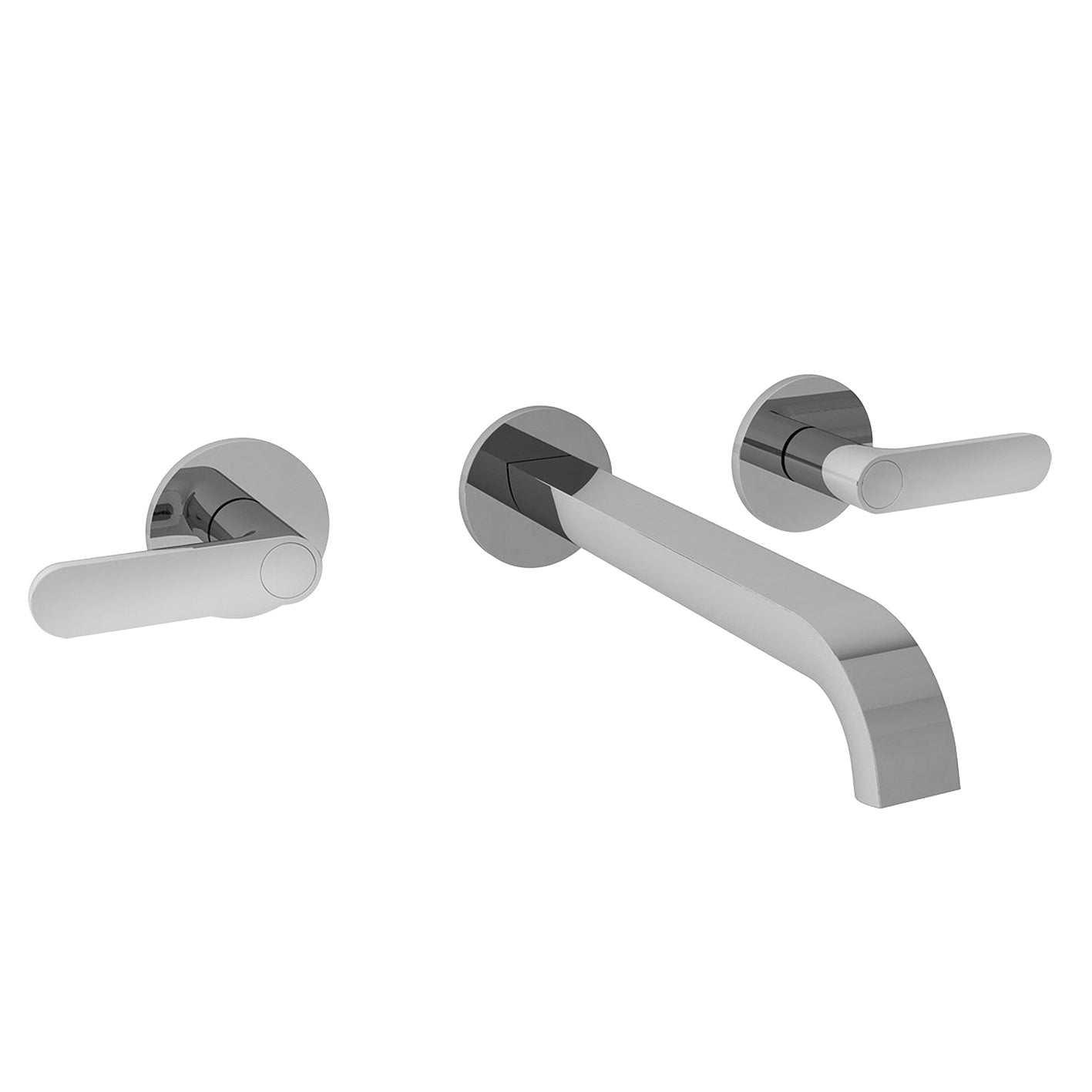 ICONA DECO GRUPPO LAVABO DA PARETE NICKEL PVD