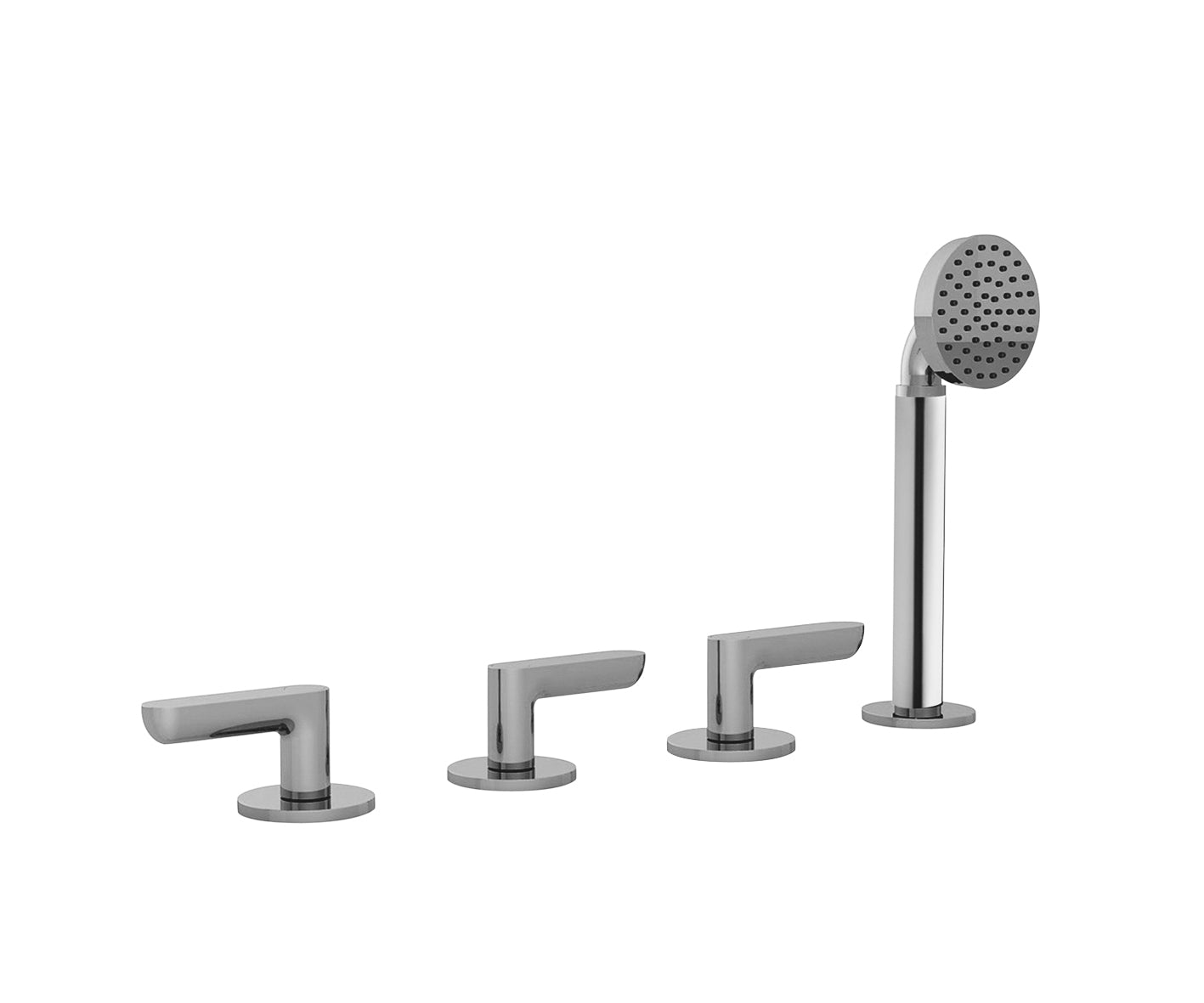 ICONA DECO GRUPPO BORDO VASCA MATT GUN METAL PVD