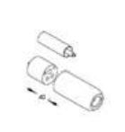 DIAMETRO35 INOX KIT PROLUNGA INCASSO DOCCIA - L=40MM - PER DIAMETRO35_INOX- 0150 -DIAMETRO35_INOX_CONCRETE- 0150