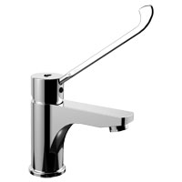 MISCELATORE LAVABO T/C SENZA SCARICO LEVA CLINICA RED CROMO