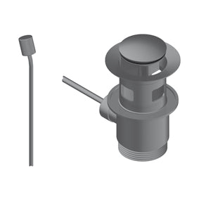 Scarico In Ottone Lucido Nero Opaco