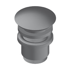 Scarico 11 4x11 4 Sempre Aperto Senza Fori Nickel Spazzolato