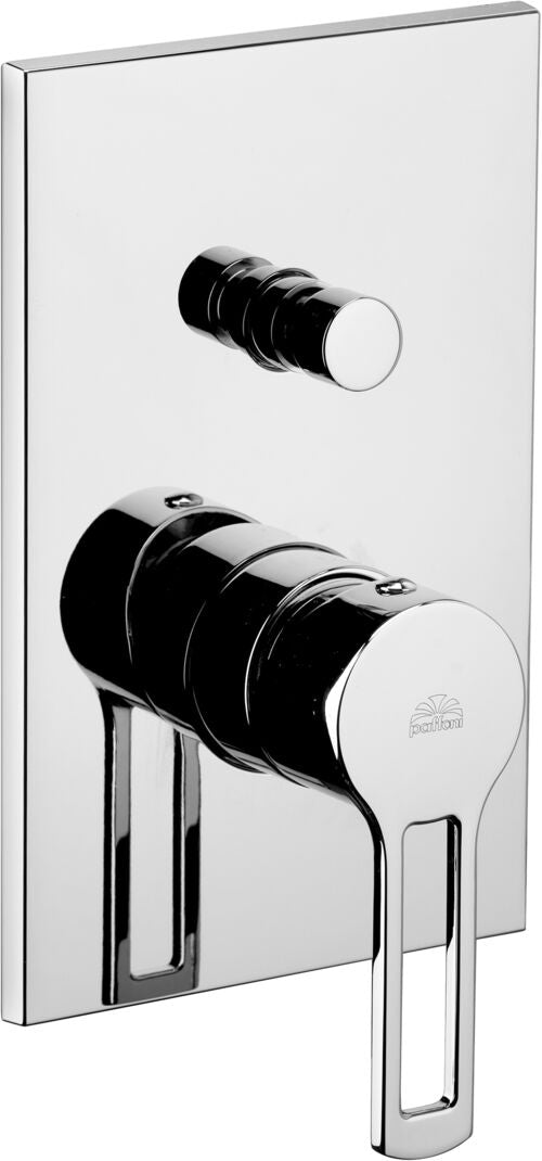 MISCELATORE INCASSO PIASTRA METALLO CON DEVIATORE RINGO