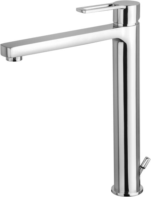 MISCELATORE LAVABO T/C CON SCARICO CLIC-CLAK 1"1/4 PROLUNGATO MEDIO WEST CROMO