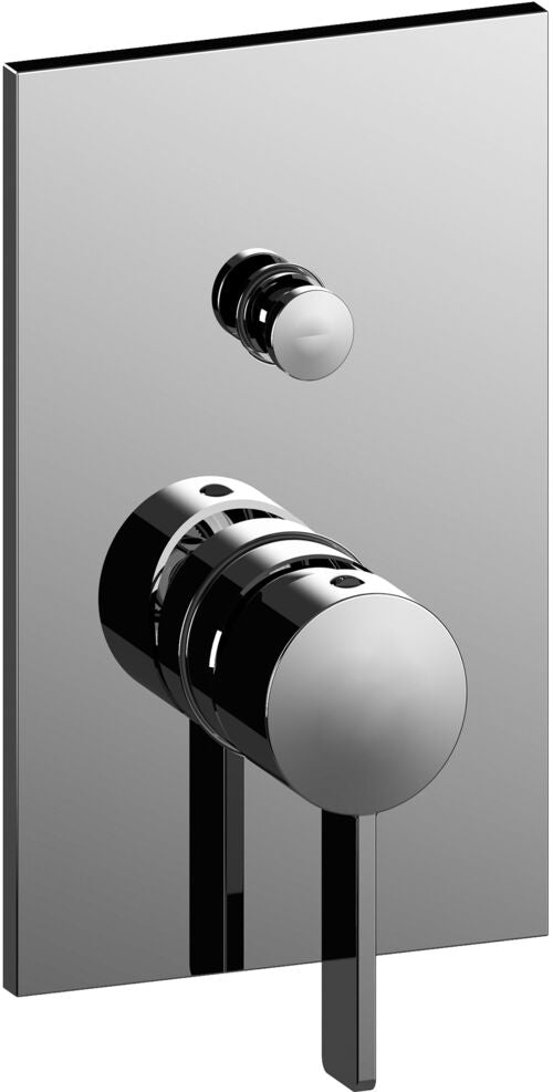 MISCELATORE INCASSO CON DEVIATORE ROCK CROMO