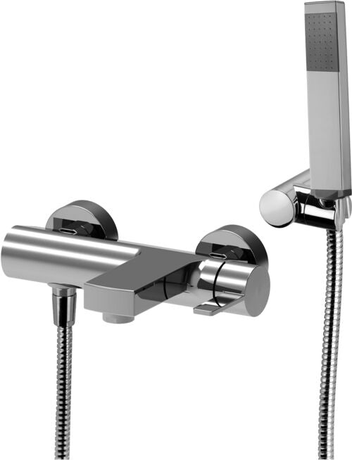 MISCELATORE VASCA CON DUPLEX DOCCIA PREMIUM ROCK CROMO