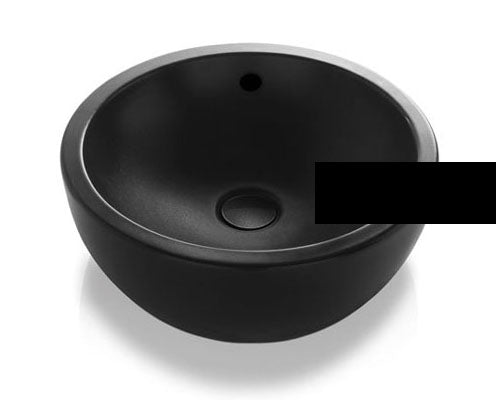 SHUI BACINELLA D’APPOGGIO CON TROPPO PIENO NERO LUCIDO