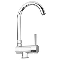 Miscelatore Lavello Canna Reclinabile Stick Cromo