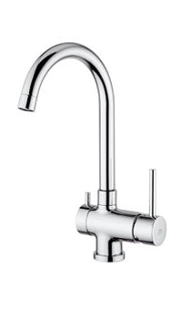 MISCELATORE MONOFORO 3 VIE STICK STEEL LOOKING