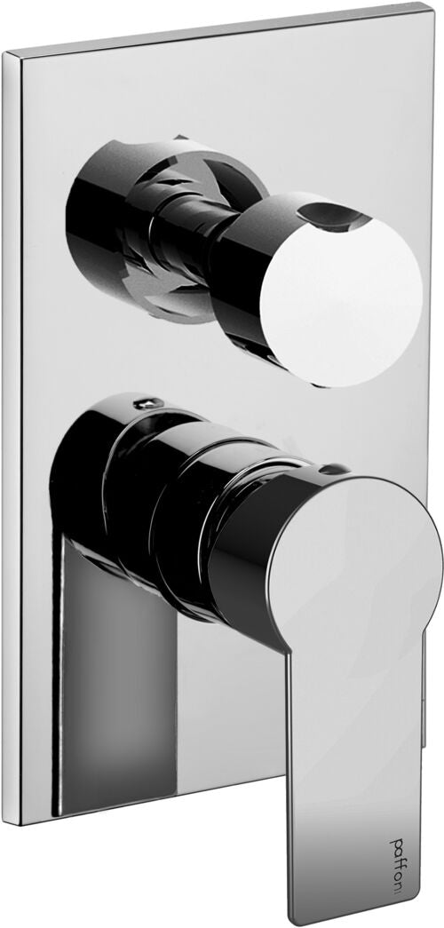 MISCELATORE INCASSO CON DEVIATORE CON 3 USCITE PIASTRA METALLO TANGO