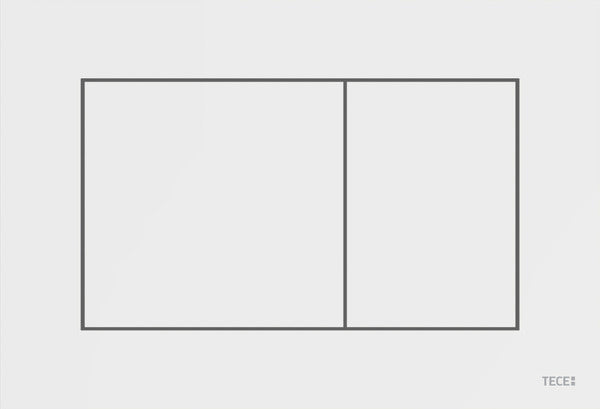 Tecenow Placca Wc 2t In Plastica Bianco