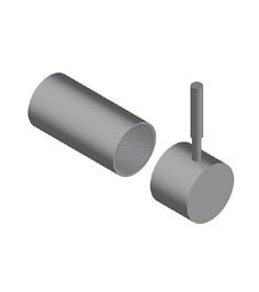 Maniglia Deviatore rubinetto Arresto Acciaio Inox Spazzolato