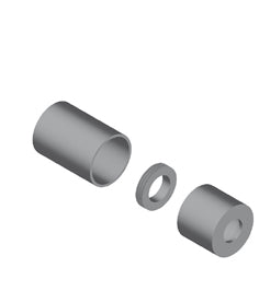 Maniglia Deviatore rubinetto Arresto Acciaio Inox Spazzolato