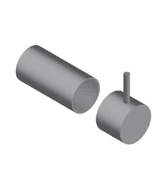 Maniglia Deviatore rubinetto Arresto Acciaio Inox Spazzolato