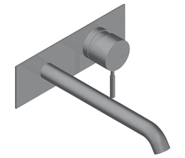 Viva Miscelatore Incasso Senza Scarico Canna 20 Cm Include Easyfix Acciaio Inox Spazzolato