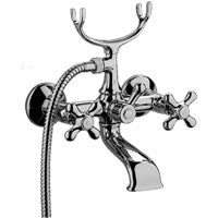 GRUPPO VASCA DUPLEX LUSSO VIOLA BRONZATO