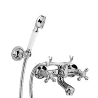 GRUPPO VASCA DUPLEX NORMALE IRIS CROMO