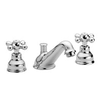 BATTERIA LAVABO BOCCA RETRO' SCARICO AUTOMATICO 1' 1/4 IRIS BRONZATO