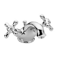 GRUPPO MONOBLOCCO LAVABO SCARICO AUTOMATICO 1' 1/4 VIOLA CROMO