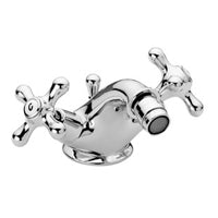 GRUPPO MONOBLOCCO BIDET SCARICO AUTOMATICO 1' 1/4 VIOLA BRONZATO