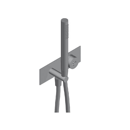 Volante Miscelatore E Doccetta Include Easyfix Flessibile Inox Acciaio Inox Spazzolato