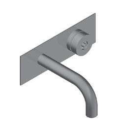 Volante Miscelatore Incasso Senza Scarico Canna 13 Cm Include Easyfix Acciaio Inox Spazzolato