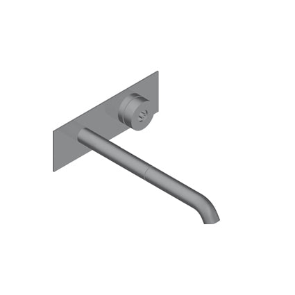 Volante Miscelatore Incasso Senza Scarico Canna 26 5 Cm Include Easyfix Acciaio Inox Spazzolato