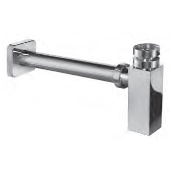 SIFONE COMPLETO 1'1/4 QUADRO DOMINO CROMO