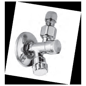 RUBINETTO SOTTOLAVABO CON FILTRO 1/2 SNODATO CON CALOTTA E OGIVA PER TUBETTI GOLD FINISH