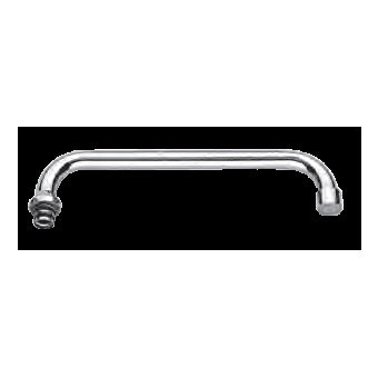 CANNA TUBO U D16 CM. 20 CON ROMP. (ZA8947) CROMO