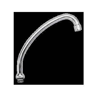 CANNA TUBO C D18 CM.20 CON AEROGATORE COLORE + GOLD FINISH