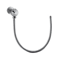 SUPPORTO MURO BOMBATO PER ZCOL100 CON FX CM.60 OTTONE PER ART.168R CROMO