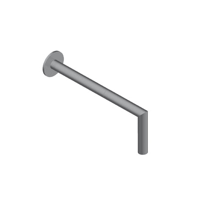 Zero Braccio Doccia 25 Cm Acciaio Inox Spazzolato