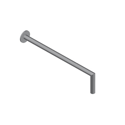 Zero Braccio Doccia 40 Cm Acciaio Inox Spazzolato