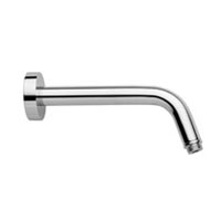 BRACCIO DOCCIA LUSSO INCLINATO CON ROSONE MM.200 CROMO