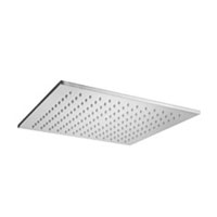 SOFFIONE QUADRO SYNCRO KING 300X300MM. IN METALLO, CON SNODO 1/2 CROMO